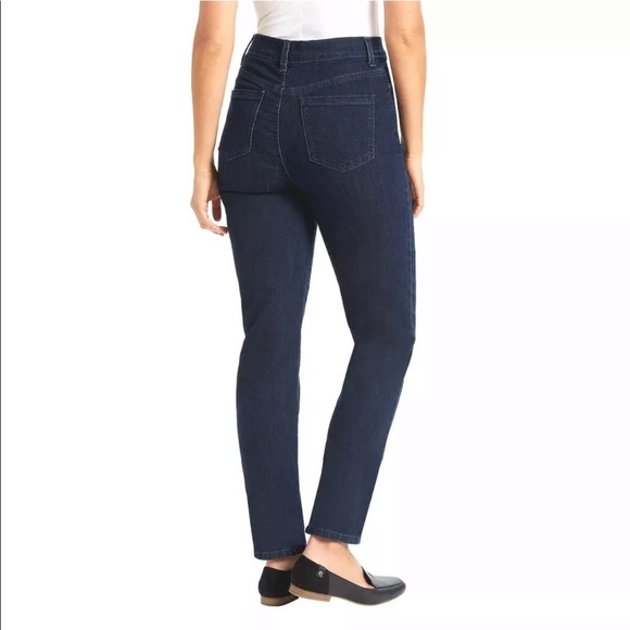 Gloria Vanderbilt AMANDA Blue Jeans NWOT Size 12 SHORT - Picture 3 of 6